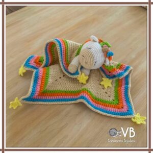 manta de apego unicornio