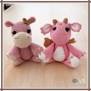 hipopótamo gloria y dragoncita renata